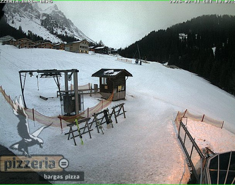 Gargellen: Blick auf den berg