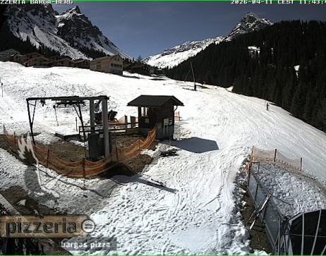 Gargellen: Blick auf den berg