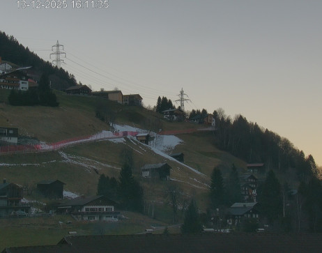 Gaschurn: Blick zur Talabfahrt