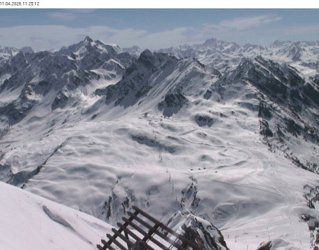 Silvretta Montafon: Blick auf Fredakopf